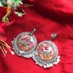 Resin earrings ✨,rose preserved earrings